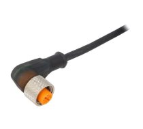 Connection lead; M12; PIN: 3; straight; 10m; plug; 30VAC; 4A; RKWT | RKWT/LA4-3-224/10M  | RKWT/LED A 4-3-224/10 M