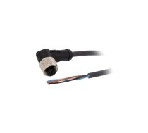 Connection lead; M12; PIN: 4; angled; 10m; plug; 250VAC; 4A; -25÷80°C | 22260341  | AB-C4-10,0PUR-M12FA