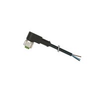 Connection lead; M12; PIN: 4; angled; 5m; plug; 250VAC; 4A; 7000; PVC | 7000-12341-6140500  | 7000-12341-6140500