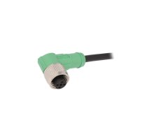 Connection lead; M12; PIN: 4; angled; 5m; plug; 250VAC; 4A; SAC; PVC | 1693539  | SAC-4P-5,0-PVC/M12FR