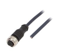 Connection lead; M12; PIN: 4; straight; 10m; plug; 250VAC; 4A; IP69K | MAT9043703  | CF.INI-P4-M12-BG-10