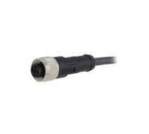 Connection lead; M12; PIN: 4; straight; 10m; plug; 250VAC; 4A; PUR | 22260343  | AB-C4-10,0PUR-M12FS