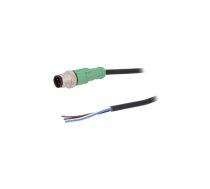 Connection lead; M12; PIN: 4; straight; 10m; plug; 250VAC; 4A; SAC | 1415590  | SAC-4P-M12MS/10,0-PVC