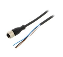 Connection lead; M12; PIN: 4; straight; 10m; plug; 250VAC; 4A; XZCP | XZCP1141L10  | XZCP1141L10