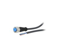 Connection lead; M12; PIN: 4; straight; 10m; plug; 250VAC; 4A; Y; IP67 | YF2A14-100UB3XLEAX  | YF2A14-100UB3XLEAX