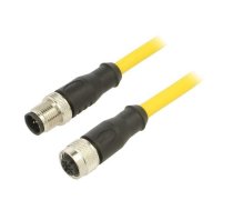 Connection lead; M12; PIN: 5; 10m; plug; 250VAC; 4A; PVC; IP68; 250VDC | C5AC06M010  | C5AC06M010