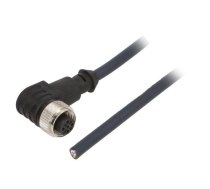 Connection lead; M12; PIN: 5; angled; 10m; plug; 60VAC; 4A; -35÷105°C | MAT9043745  | CF.INI-P5-M12-BW-10