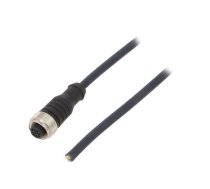 Connection lead; M12; PIN: 5; angled; 5m; plug; 60VAC; 4A; CF9-CF.INI | MAT9043743  | CF.INI-P5-M12-BW-5