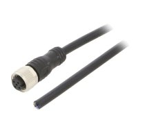 Connection lead; M12; PIN: 5; straight; 10m; plug; max.80°C; PVC | 2TLA020056R1000  | M12-C101 10M