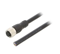 Connection lead; M12; PIN: 8; straight; 10m; plug; max.80°C; PVC | 2TLA020056R4000  | M12-C103 10M