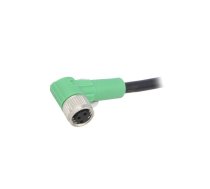 Connection lead; M8; PIN: 3; angled; 10m; plug; 250VAC; 4A; SAC; PVC | 1403773  | SAC-3P-10,0-PVC/M8FR