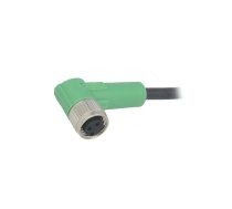 Connection lead; M8; PIN: 3; angled; 10m; plug; 60VAC; 4A; SAC; PUR | 1694169  | SAC-3P-10,0-PUR/M8FR