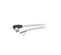 Connection lead; M8; PIN: 3; angled; 10m; plug; 60VAC; 4A; Y; -30÷80°C | YG8U13-100VA1XLEAX  | YG8U13-100VA1XLEAX