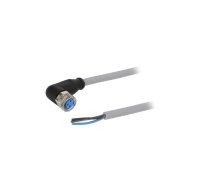 Connection lead; M8; PIN: 3; angled; 5m; plug; 60VAC; 4A; Y; -30÷80°C | YG8U13-050VA1XLEAX  | YG8U13-050VA1XLEAX