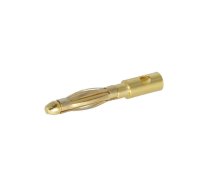 Connector: 2mm banana; plug; 15A; Contacts: brass gold plated | GC2010-M