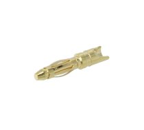 Connector: 2mm banana; plug; 15A; Contacts: brass gold plated | GC2011-M