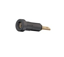 Connector: 2mm banana; socket; 10A; Overall len: 23mm; black; 60VDC | EB2-21  | 23.1011-21