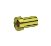 Connector: 2mm banana; socket; 6mm; Plating: gold-plated; brass | BNS-202-G