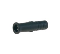 Connector: 2mm banana; socket; black; soldering | PJ209-SW