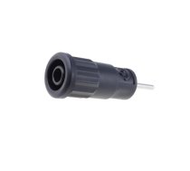 Connector: 4mm banana; socket; 36A; 1kV; black; on panel,push-in | SEPB6887NI-SW  | SEPB 6887 NI / SW