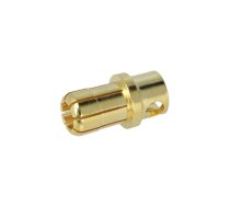 Connector: 8mm banana; plug; 80A; 6AWG; 0.15mΩ | GC8010-M