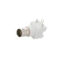 Connector: BNC; socket; female; angled 90°; 50Ω; THT; tinned | 5227161-1  | 5227161-1