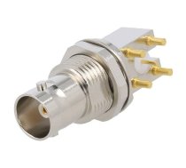 Connector: BNC; socket; female; angled 90°; 75Ω; THT; PTFE; -40÷85°C | 031-70221  | 031-70221