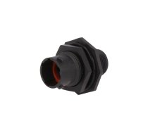 Connector: circular; socket; for panel mounting,front side nut | RTS710N6P03  | RTS710N6P03