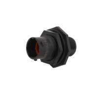 Connector: circular; socket; for panel mounting,front side nut | RTS710N4P03  | RTS710N4P03