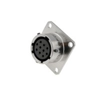 Connector: circular; socket; PIN: 10; female; soldering; PT/451 | PT02A1210S23  | PT02A1210S023