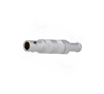 Connector: coaxial; 00; plug; male; soldering; for cable; 4A; IP50 | FFA.00.250.CTAC31Z  | FFA.00.250.CTAC31Z