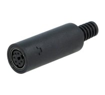 Connector: DIN mini; plug; female; PIN: 6; with strain relief; 100V | MJ-372/6  | MJ-372/6