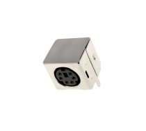 Connector: DIN mini; socket; female; PIN: 6; THT; angled 90° | MDC-206E