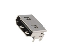 Connector: HDMI; socket; PIN: 19; gold flash; angled 90°; SMT | HDMI-GK  | DS1114-BN0XR