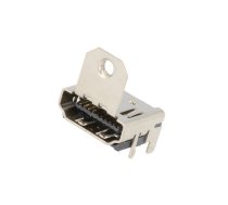 Connector: HDMI; socket; with holder; PIN: 19; gold-plated; SMT | 206B-SEAN-R01  | 206B-SEAN-R01