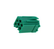 Connector housing; plug; mini ISO; PIN: 6; green | 331441-2