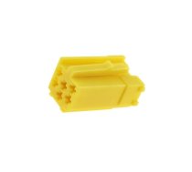 Connector housing; plug; mini ISO; PIN: 6; yellow | 331441-1