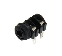 Connector: Jack 6,3mm; socket; female; mono,with double switch | CL1160A  | S2/BNB (CL1160A)