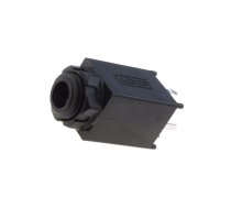 Connector: Jack 6,3mm; socket; female; stereo,with double switch | CL11061  | CL11061 S1V/SBB