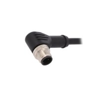 Connector: M12; plug; PIN: 3; male; A code-DeviceNet / CANopen | PXPPVC12RAM03AC010  | PXPPVC12RAM03ACL010PVC