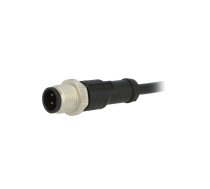 Connector: M12; plug; PIN: 4; male; A code-DeviceNet / CANopen; 1m | M12A-04BMMM-SL8D01  | M12A-04BMMM-SL8D01