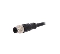 Connector: M12; plug; PIN: 4; male; A code-DeviceNet / CANopen | PXPPVC12FIM04AC010  | PXPPVC12FIM04ACL010PVC