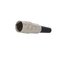 Connector: M16; plug; female; soldering; for cable; PIN: 12; 3A; 60V | KV120  | KV 120