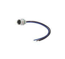 Connector: M8; female; PIN: 3; 3A; 60V; IP65,IP67; straight; socket | SM8-S6C-A3F-2A010 | SD-M8A-03P-FF-SF7A10-00A(H)