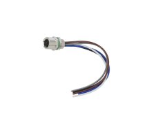 Connector: M8; female; PIN: 5; 3A; 30V; IP65,IP67; straight; socket | SM8-S50C-B5F-2A010 | SD-M8B-05P-FF-SH7B10-00A(H)