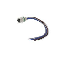 Connector: M8; female; PIN: 5; 3A; 30V; IP65,IP67; straight; socket | SM8-S6C-B5F-2A010 | SD-M8B-05P-FF-SF7A10-00A(H)
