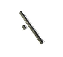 Connector: pin strips; socket; female; PIN: 2; turned contacts | DS1002-01-2X01V13  | DS1002-01-2*1V13-JK