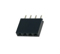 Connector: pin strips; socket; female; PIN: 4; straight; 2.54mm; THT | ZL262-4SG  | DS1023-1*4S21