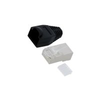 Connector: RJ45; plug; PIN: 8; Cat 6; shielded,with protection | LOG-MP0022 | MP0022