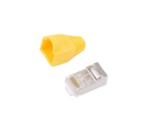 Connector: RJ45; plug; PIN: 8; Cat 6; shielded,with protection | LOG-MP0022Y | MP0022Y
